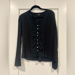 Black long sleeve lucky brand shirt